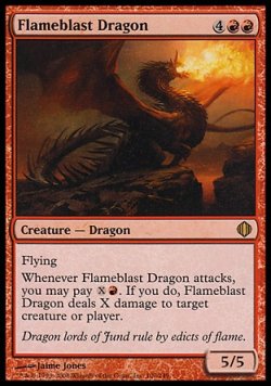 画像1: 【日本語版】炎破のドラゴン/Flameblast Dragon