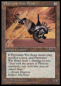 画像1: 『英語版』Phyrexian War Beast(A)