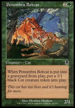 画像1: 『英語版』暗影のボブキャット/Penumbra Bobcat