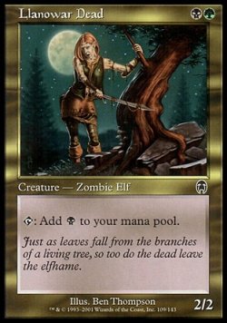 画像1: 【日本語版】ラノワールの死者/Llanowar Dead