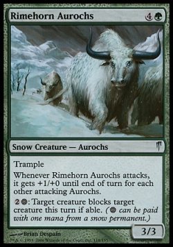 画像1: 『英語版』霧氷角のオーロクス/Rimehorn Aurochs