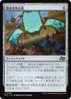 画像1: 【日本語版】競走者得点表/Racers' Scoreboard