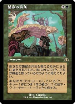 画像1: 【旧枠】【日本語版】菌獣の共生/Saproling Symbiosis