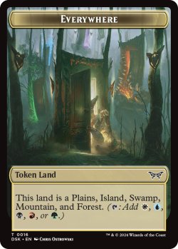 画像1: 『Foil』『トークン』『英語版』遍在地トークン/Everywhere Token