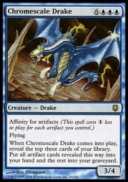 画像1: 【日本語版】金属鱗のドレイク/Chromescale Drake