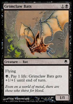 画像1: 『英語版』薄黒爪のコウモリ/Grimclaw Bats