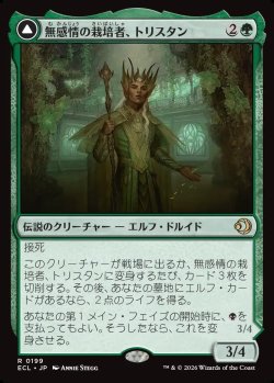 画像1: 【Foil】【日本語版】無感情の栽培者、トリスタン/改悛の淘汰者、トリスタン/Trystan, Callous Cultivator/Trystan, Penitent Culler