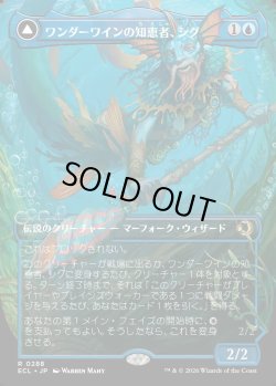 画像1: 【Foil】【ボーダーレス】【日本語版】ワンダーワインの知恵者、シグ/ワンダーブラインの盾、シグ/Sygg, Wanderwine Wisdom/Sygg, Wanderbrine Shield