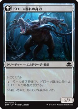 画像2: 【日本語版】ヴィルディン群れの除けもの/ドローン群れの身内/Vildin-Pack Outcast/Dronepack Kindred
