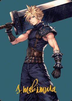 画像1: 【箔押し】【アートカード】【日本語版】元ソルジャー、クラウド No.50