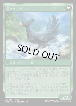 画像2: 【Foil】【日本語版】サブクエスト：チョコボ育成/黒チョコボ/Sidequest: Raise a Chocobo/Black Chocobo