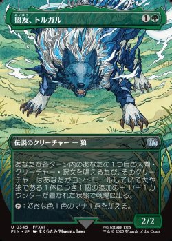 画像1: 【Foil】【ボーダーレス】【日本語版】盟友、トルガル/Torgal, A Fine Hound