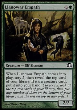 画像1: 【日本語版】ラノワールの共感者/Llanowar Empath