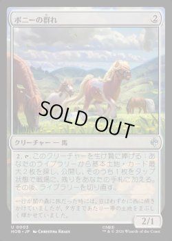 画像1: 【日本語版】ポニーの群れ/Troop of Ponies
