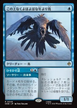 画像1: 【Foil】【日本語版】この上なくよぼよぼな年より鳥/ひそひそ話/Most Decrepit Old Bird/Speak Secrets