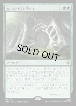 画像1: 【Foil】【日本語版】森の入り口を抜けて/Through the Forest Gate