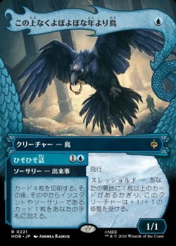 画像1: 【Foil】【日本語版】【竜の財宝フレーム】この上なくよぼよぼな年より鳥/ひそひそ話/Most Decrepit Old Bird/Speak Secrets