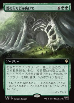 画像1: 【Foil】【日本語版】【拡張枠】森の入り口を抜けて/Through the Forest Gate