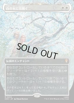画像1: 【Foil】【日本語版】【中つ国クラシックアーティスト・カード】白の木に花開く/Flowering of the White Tree