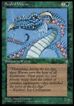 画像1: 『英語版』甲鱗のワーム/Scaled Wurm