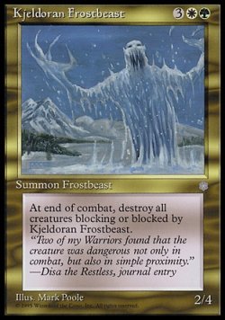 画像1: 『英語版』Kjeldoran Frostbeast