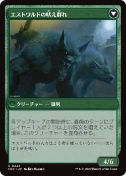 画像2: 【日本語版】エストワルドの村人/エストワルドの吠え群れ/Villagers of Estwald/Howlpack of Estwald