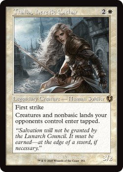画像1: 『旧枠』『英語版』異端聖戦士、サリア/Thalia, Heretic Cathar