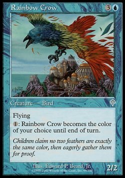 画像1: 【日本語版】虹色カラス/Rainbow Crow