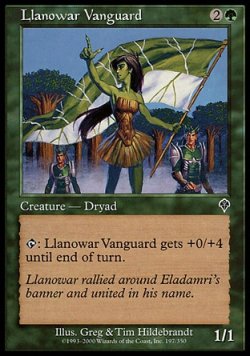 画像1: 【日本語版】ラノワールの先兵/Llanowar Vanguard