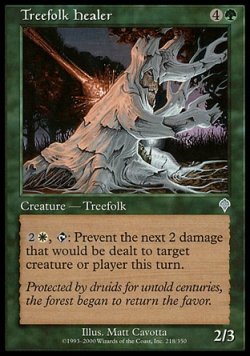 画像1: 【日本語版】ツリーフォークの癒し手/Treefolk Healer
