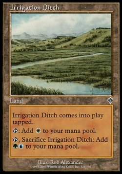 画像1: 『英語版』用水路/Irrigation Ditch