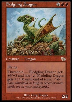 画像1: 【日本語版】巣立つドラゴン/Fledgling Dragon