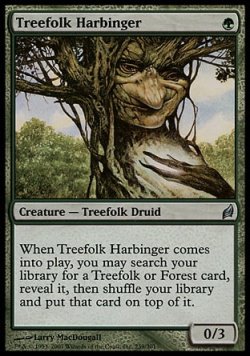 画像1: 【日本語版】ツリーフォークの先触れ/Treefolk Harbinger