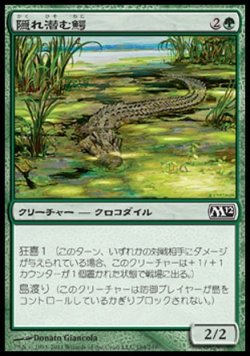 画像1: 【日本語版】隠れ潜む鰐/Lurking Crocodile
