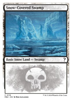 画像1: 『英語版』冠雪の沼/Snow-Covered Swamp