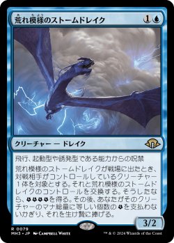 画像1: 【Foil】【日本語版】荒れ模様のストームドレイク/Volatile Stormdrake