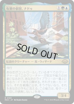 画像1: 【Foil】【日本語版】有翼の叡智、ナドゥ/Nadu, Winged Wisdom