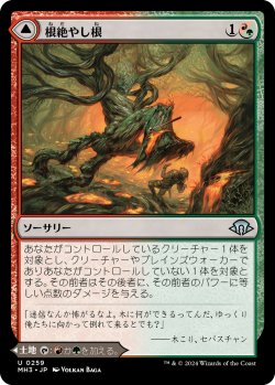 画像1: 【Foil】【日本語版】根絶やし根/燃え柳の開拓地/Stump Stomp/Burnwillow Clearing