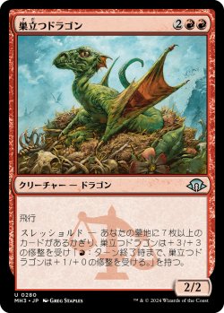 画像1: 【日本語版】巣立つドラゴン/Fledgling Dragon