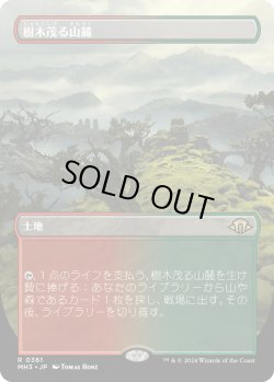 画像1: 【Foil】【ボーダーレス】【日本語版】樹木茂る山麓/Wooded Foothills