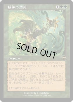 画像1: 【Foil】【旧枠】【日本語版】耕作の閃光/Flare of Cultivation