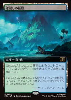 画像1: 【日本語版】【拡張枠】水浸しの新緑/Sodden Verdure