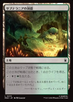 画像1: 【Foil】【日本語版】サブテラニアの洞窟/Subterranean Cavern
