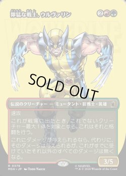 画像1: 【Foil】【日本語版】【ボーダーレス・ロゴカード】獰猛な戦士、ウルヴァリン/Wolverine, Fierce Fighter