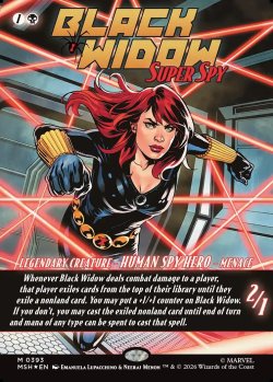 画像1: 『Foil』『英語版』『クラシック・コミック』スーパースパイ、ブラック・ウィドウ/Black Widow, Super Spy