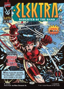 画像1: 『Foil』『英語版』『クラシック・コミック』ザ・ハンドのくノ一、エレクトラ/Elektra, Daughter of the Hand