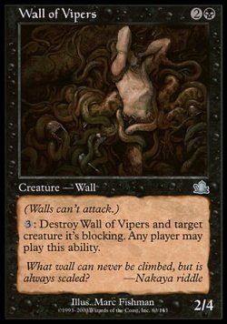 画像1: 『英語版』バイパーの壁/Wall of Vipers