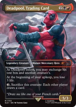 画像1: 『Foil』『ボーダーレス』『英語版』Deadpool, Trading Card