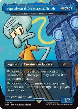 画像1: 『Foil』『英語版』Squidward, Sarcastic Snob/イリシッドの学者、グラジラックス/Grazilaxx, Illithid Scholar