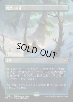 画像1: 【Foil】【ボーダーレス】【日本語版】霧深い雨林/Misty Rainforest